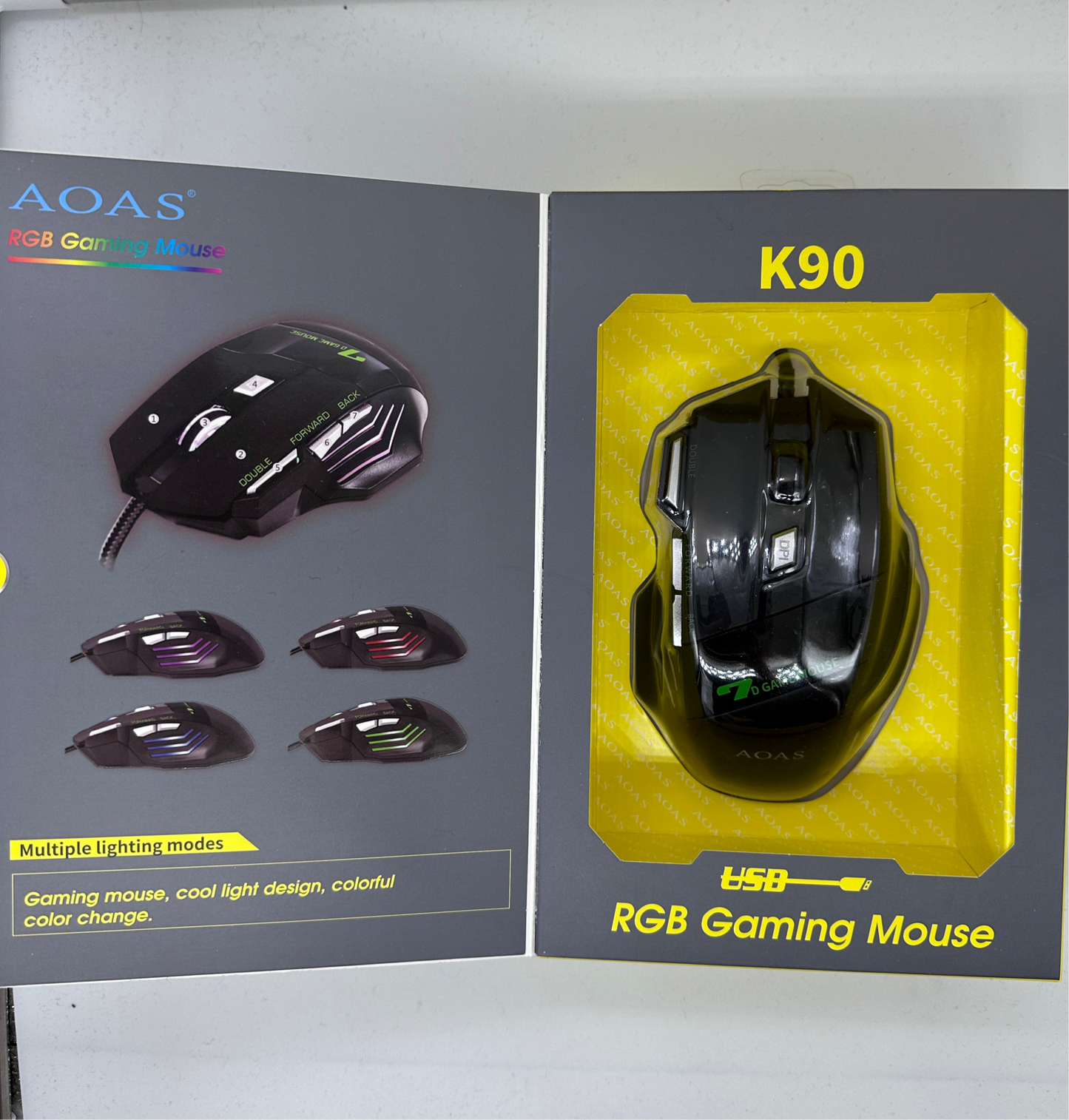AOAS Gaming Mouse K90.